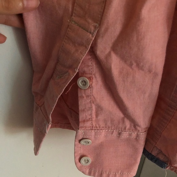 VANS Pink Button-down Long-Sleeve Shirt XL - Picture 9 of 11